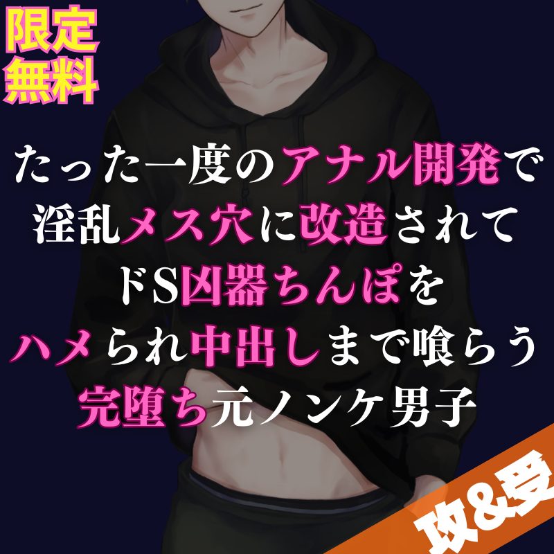 【一人二役】ピュア大学生がお尻を裏アカ男子にメス穴改造されちゃうお話になってます🌹